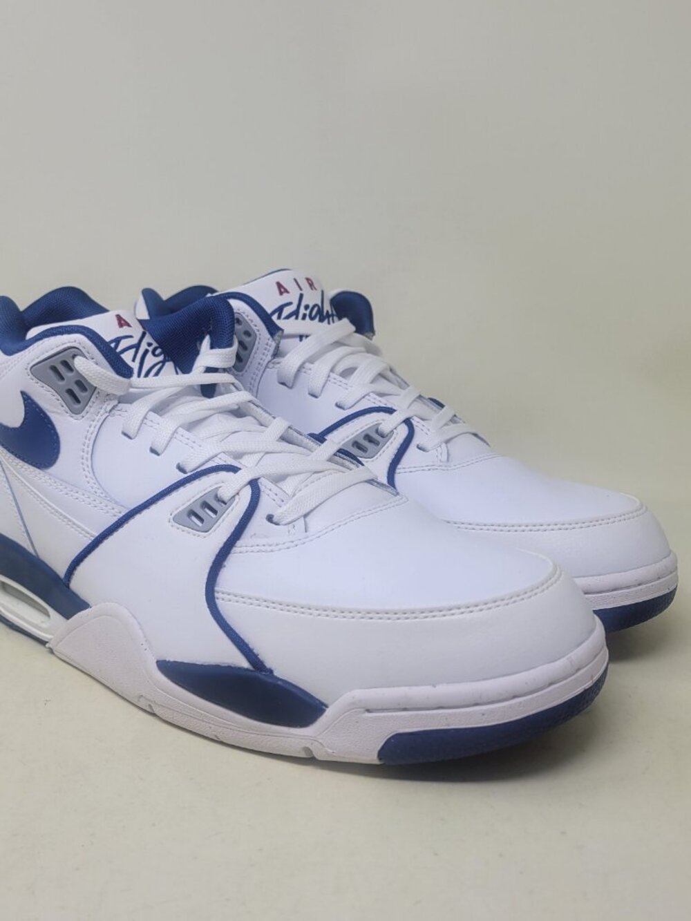 Nike Air Flight 89 OG White Dark Royal Blue Men's Size 11 CN5668-101